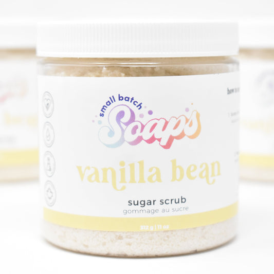 Vanilla Bean Sugar Scrub - Small Batch Soaps