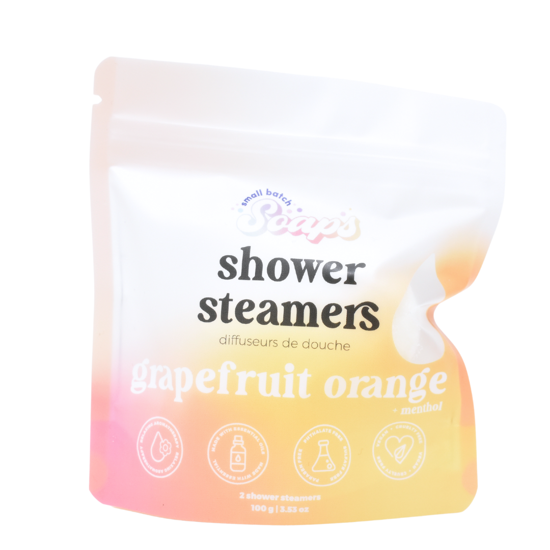 Grapefruit Orange Shower Steamers - Small Batch Soaps