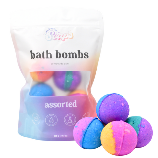 Bath Bombs - Assorted 5 Pack - Small Batch Soaps
