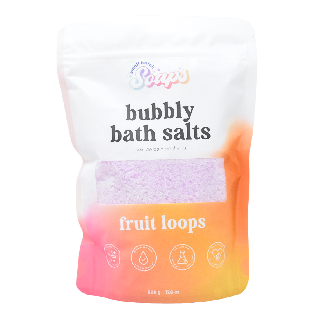 Fruit Loops Bubbly Bath Salts - Small Batch Soaps