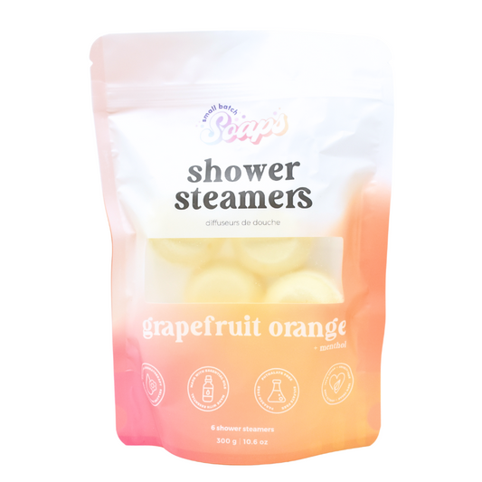 Grapefruit Orange Shower Steamers - Small Batch Soaps