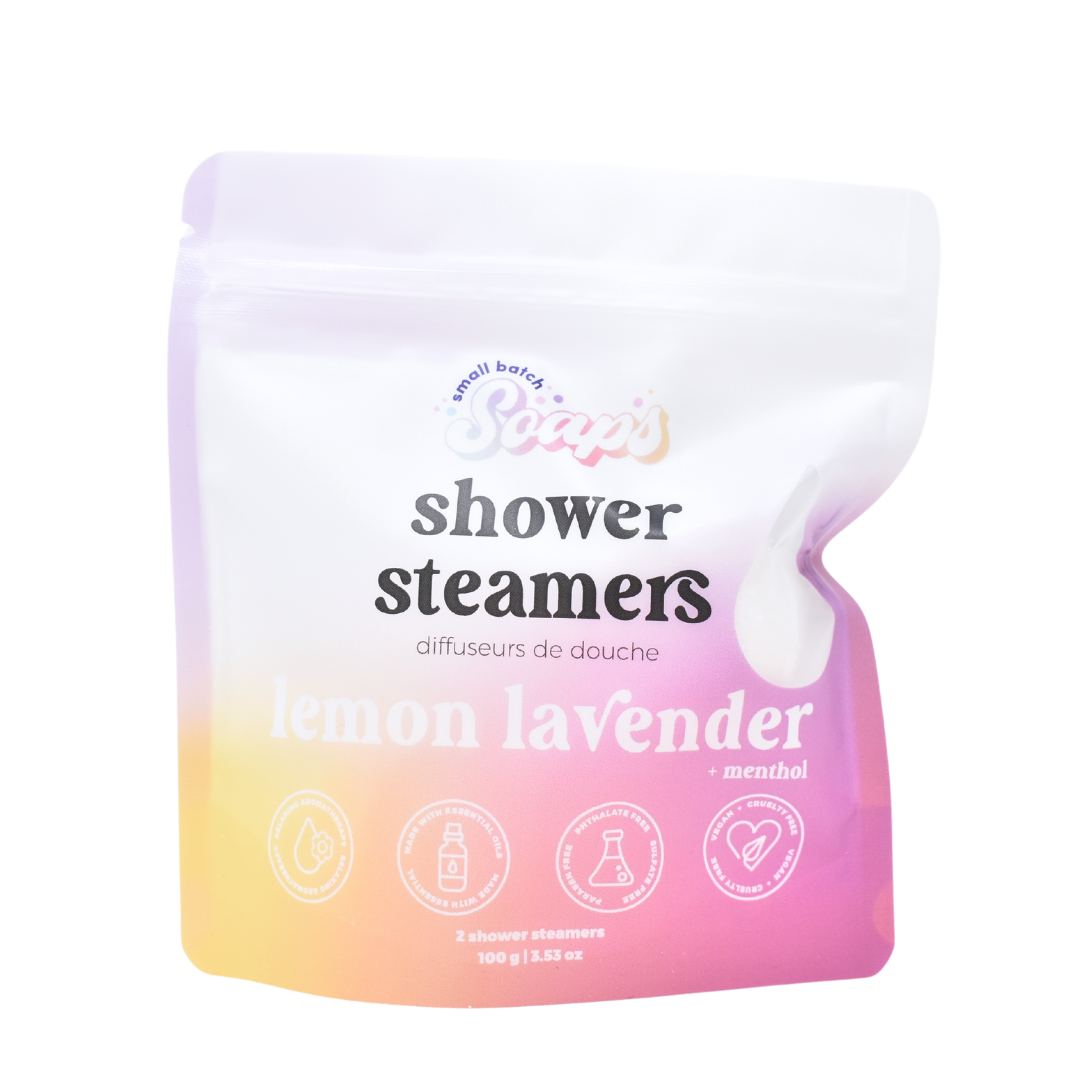 Shower Steamers - Lemon Lavender - Small Batch Soaps