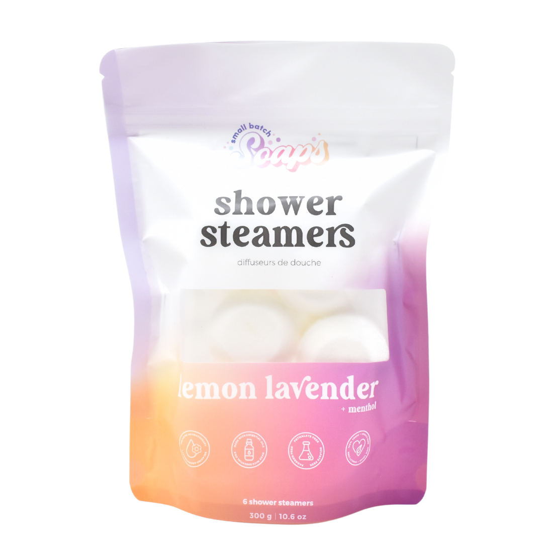 Shower Steamers - Lemon Lavender - Small Batch Soaps