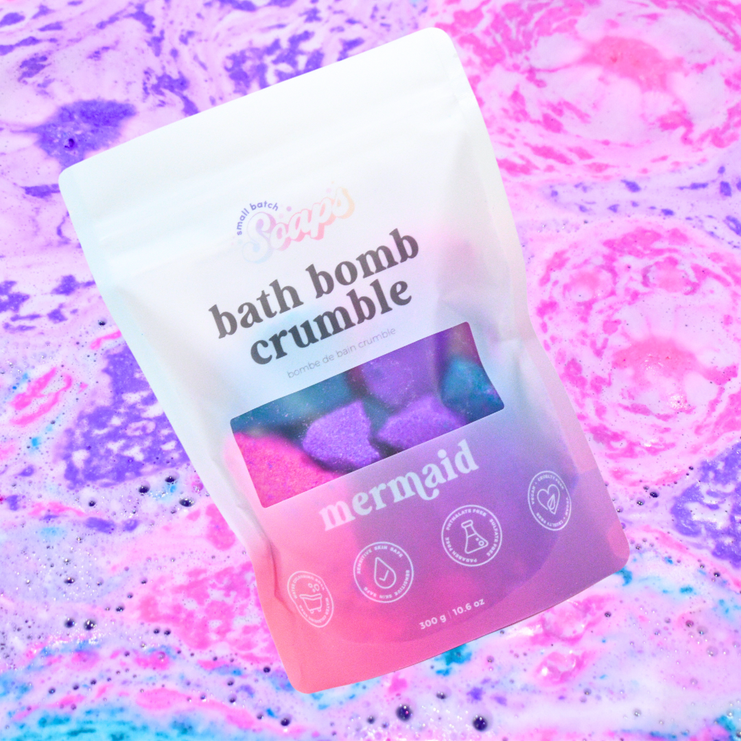 Mermaid Bath Bomb Crumble - Small Batch Soaps