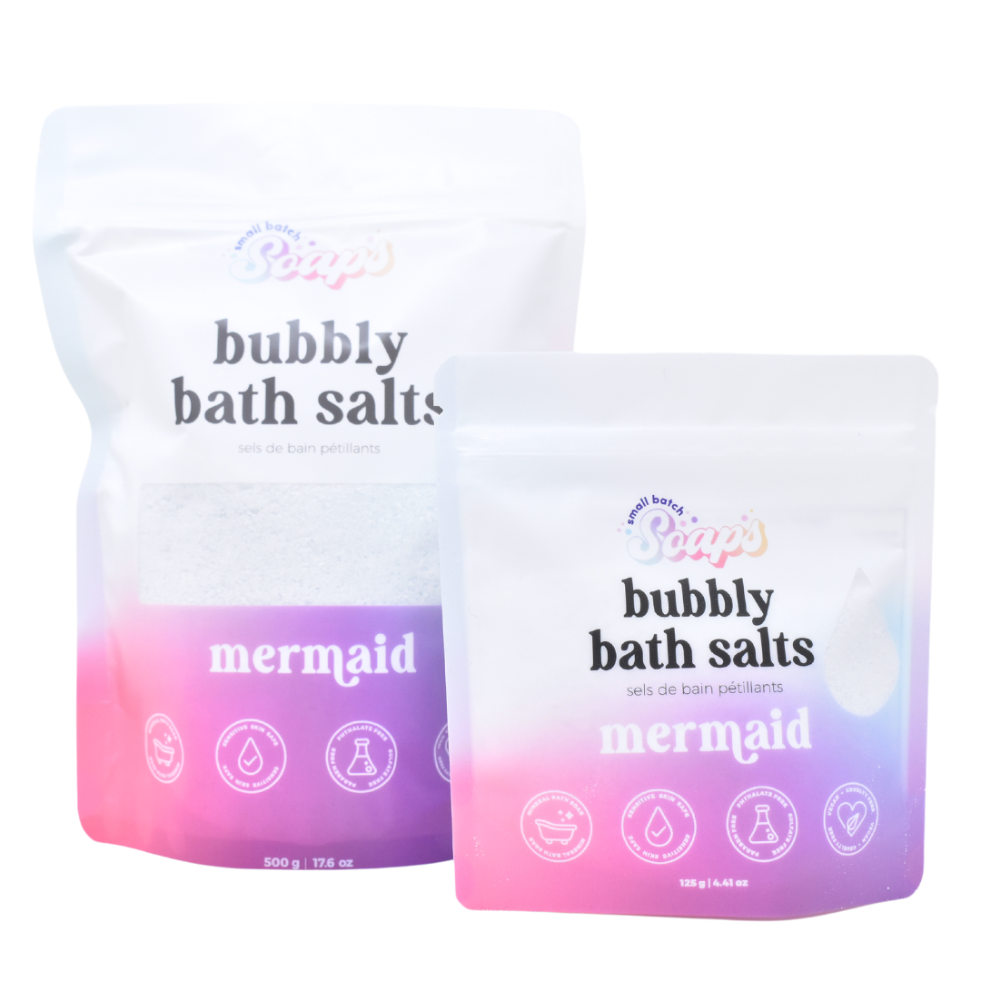 Mermaid Bubbly Bath Salts - Small Batch Soaps