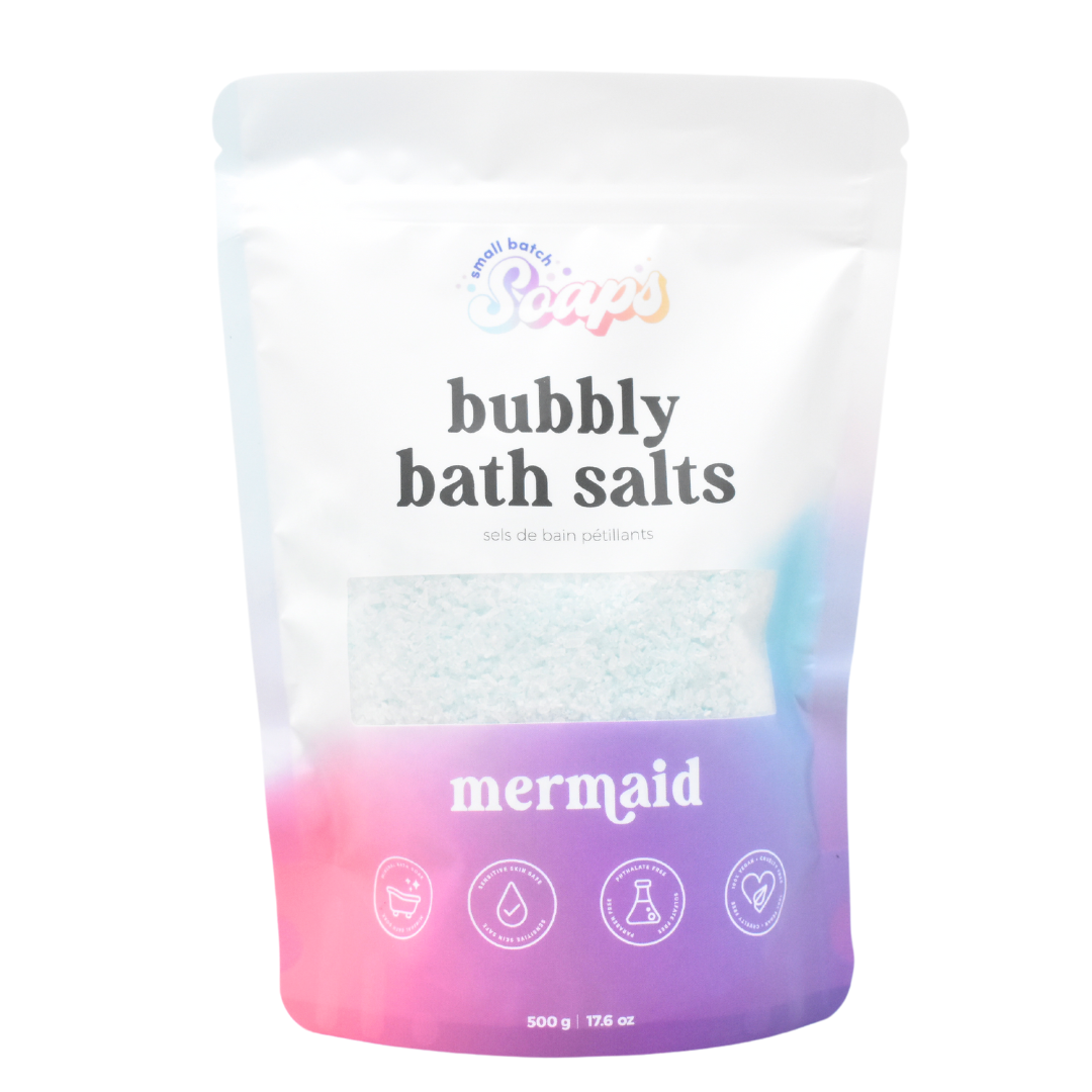 Mermaid Bubbly Bath Salts - Small Batch Soaps