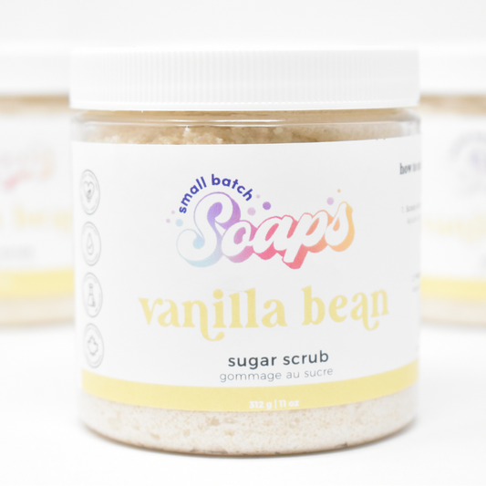 Vanilla Bean Sugar Scrub - Small Batch Soaps