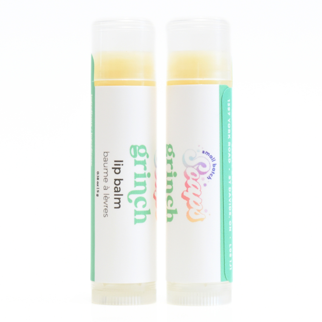 Grinch Lip Balm - Small Batch Soaps