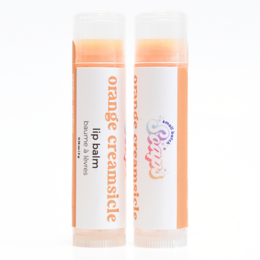 Orange Creamsicle Lip Balm - Small Batch Soaps