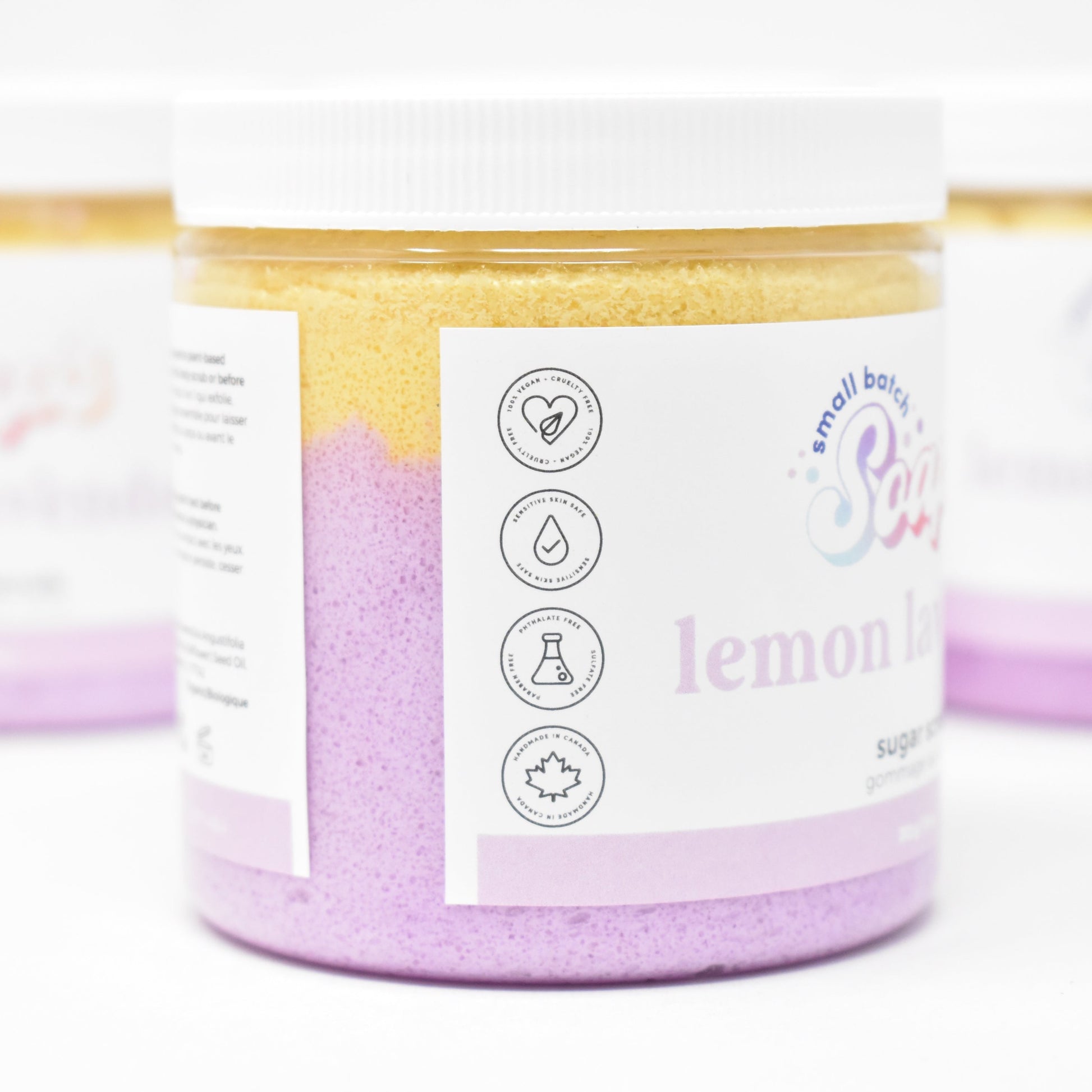 Lemon Lavender Sugar Scrub - Small Batch Soaps