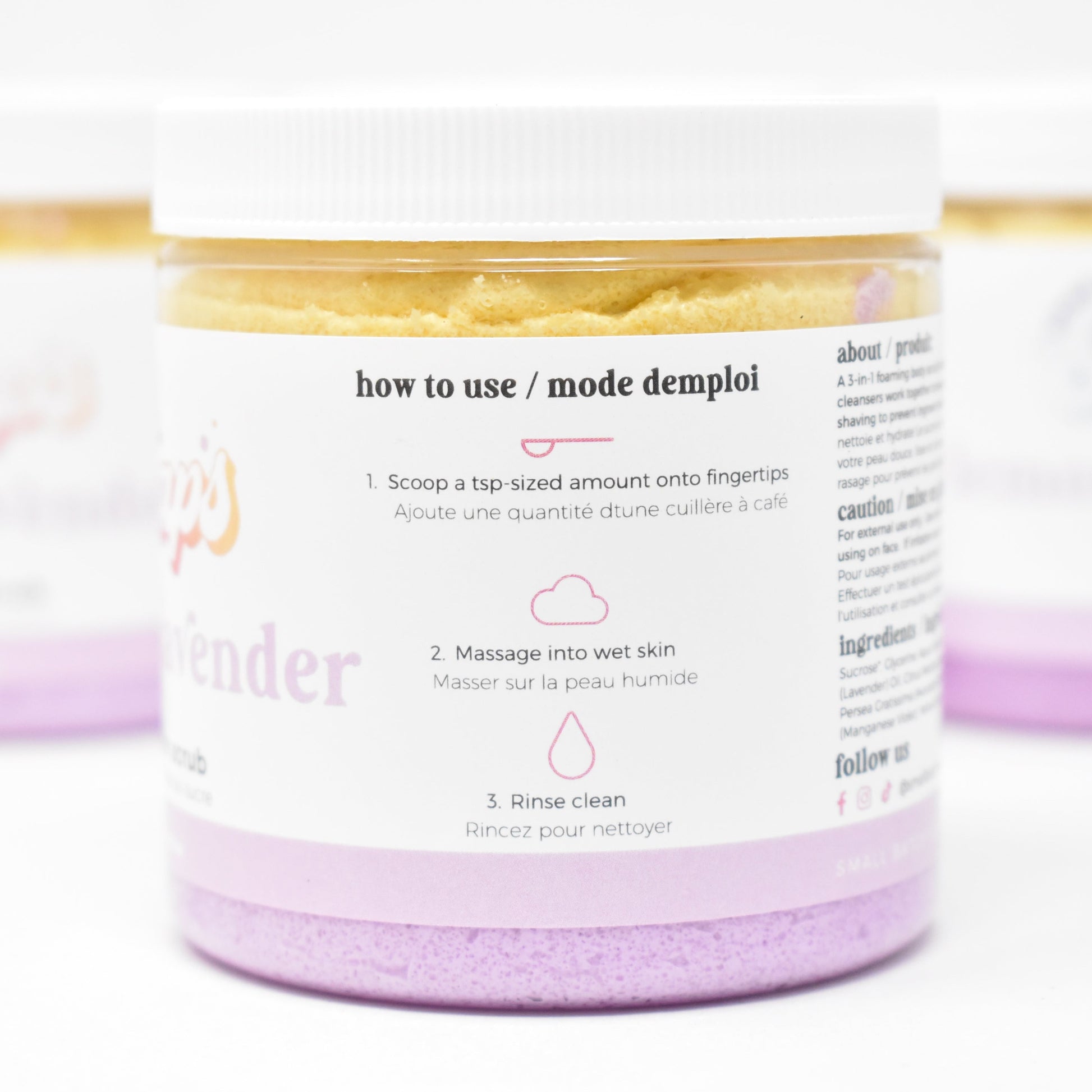Lemon Lavender Sugar Scrub - Small Batch Soaps