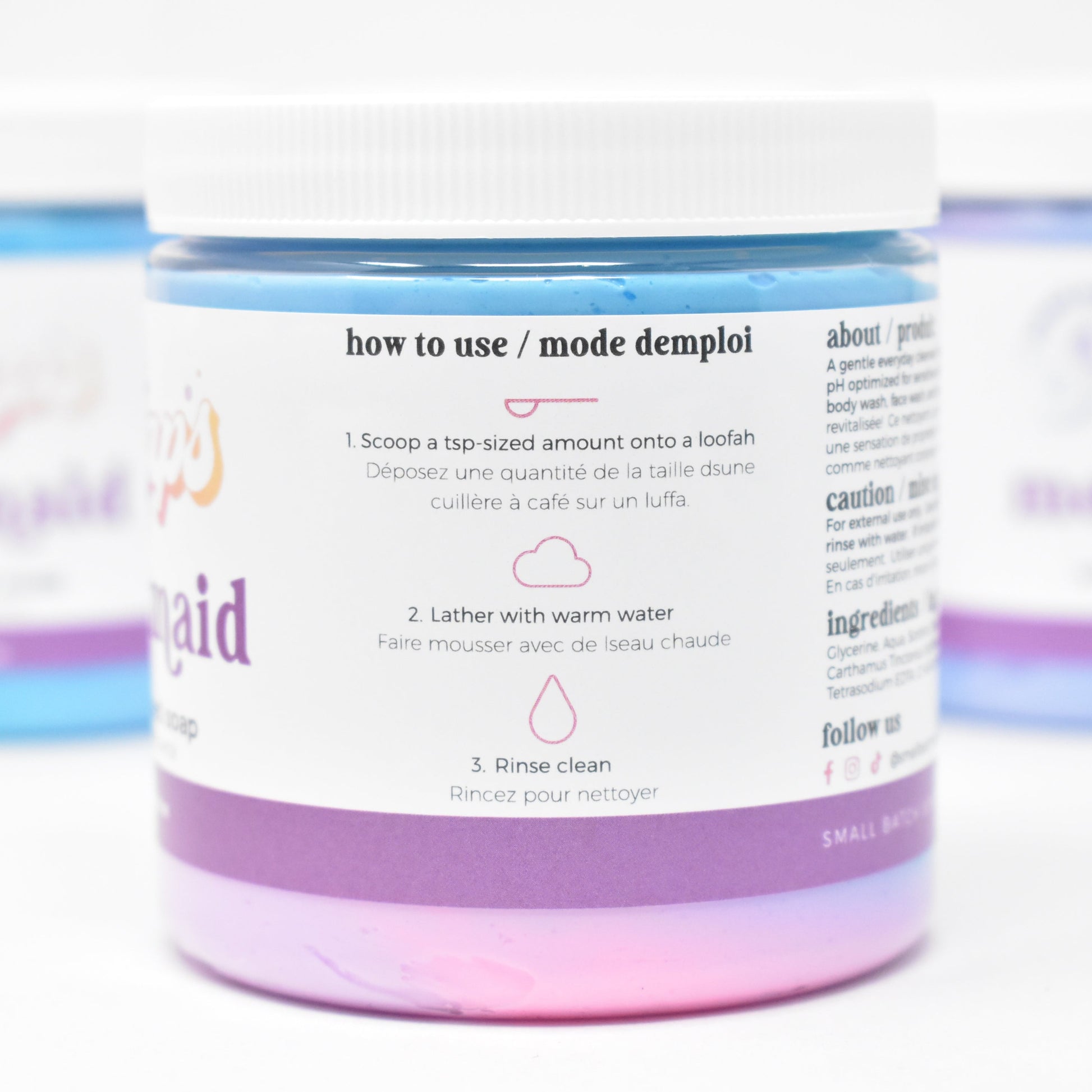Mermaid Whipped Soap - Small Batch Soaps