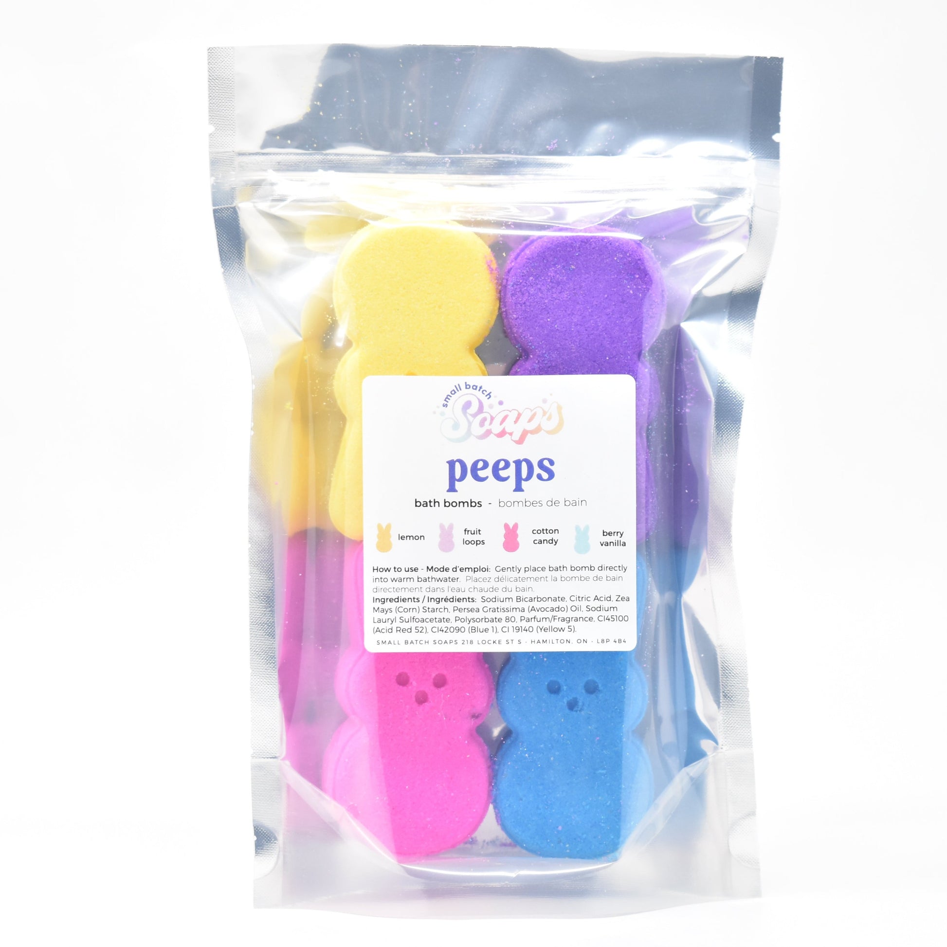 Peeps Bath Bombs - Small Batch Soaps