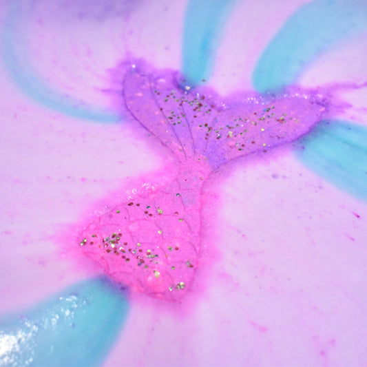 Mermaid Tail Bath Bomb - Small Batch Soaps